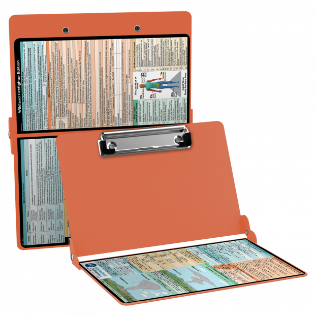 WhiteCoat Clipboard® - Coral Wildland Firefighter Edition